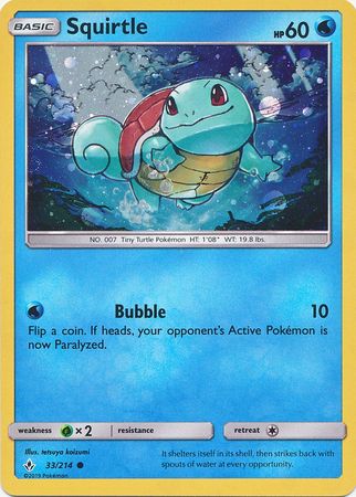 Squirtle (33/214) (Premium Collection Promo) [Sun & Moon: Unbroken Bonds] | Exor Games Dartmouth