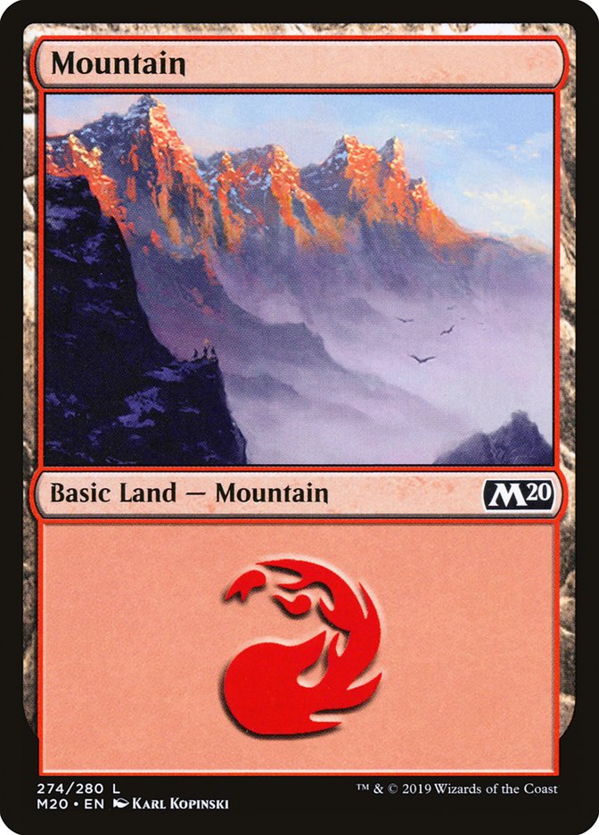 Mountain (#274) [Core Set 2020] | Exor Games Dartmouth