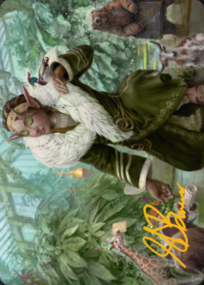 Rumor Gatherer Art Card (Gold-Stamped Signature) [Streets of New Capenna Art Series] | Exor Games Dartmouth
