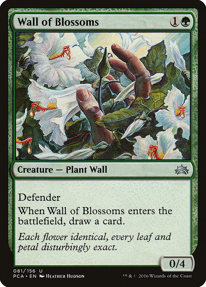 Wall of Blossoms [Planechase Anthology] | Exor Games Dartmouth