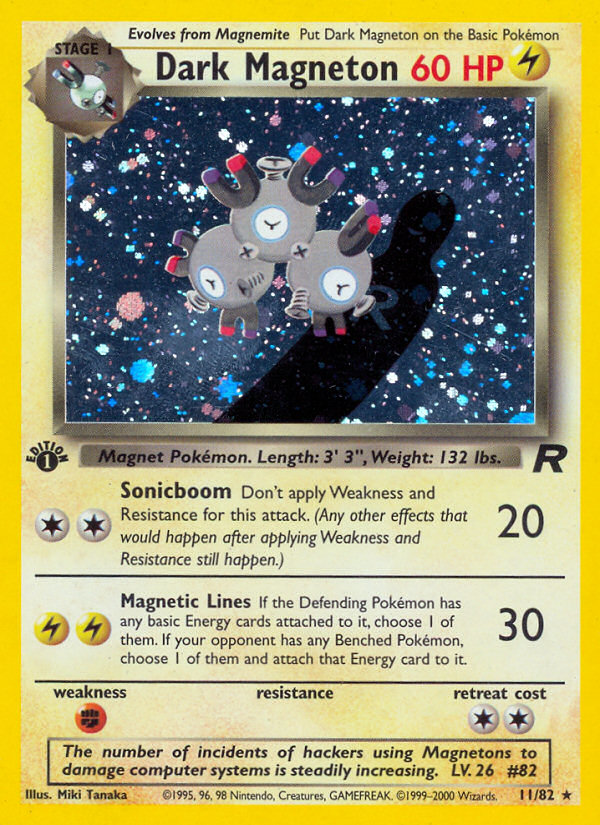 Dark Magneton (11/82) [Team Rocket 1st Edition] | Exor Games Dartmouth