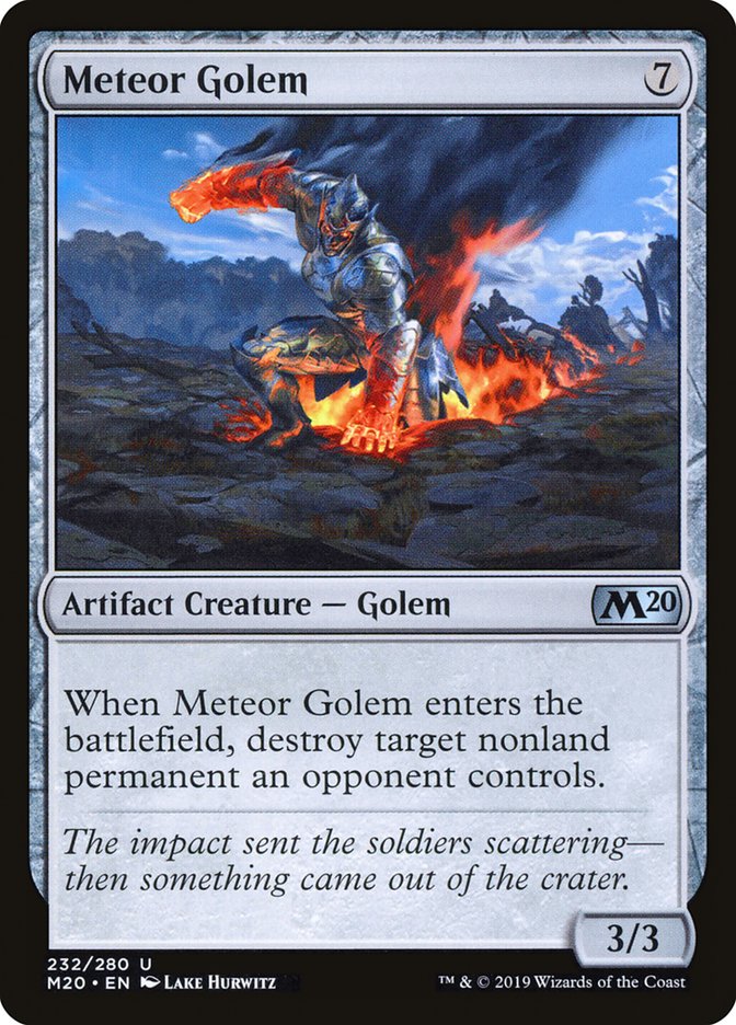 Meteor Golem [Core Set 2020] | Exor Games Dartmouth