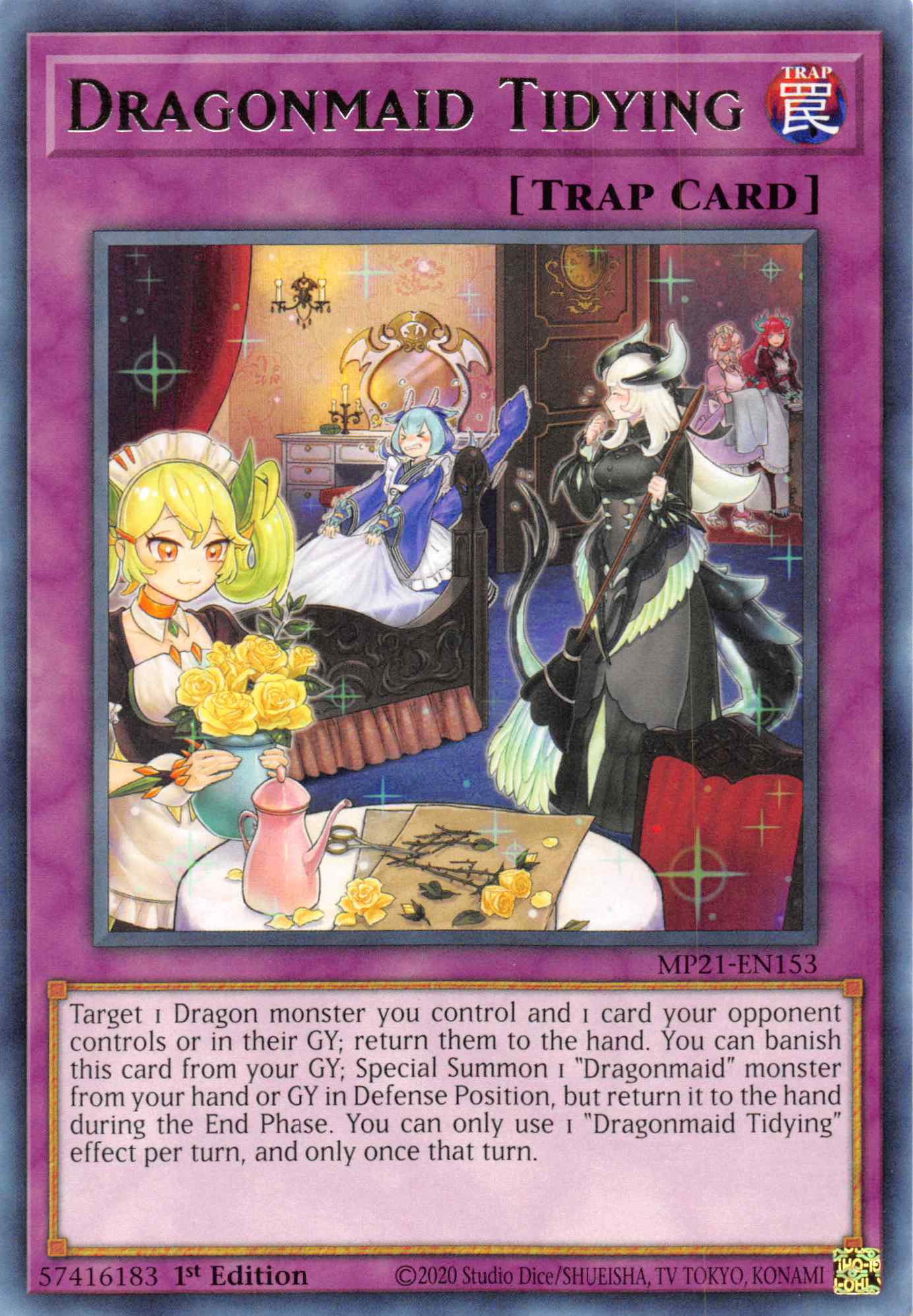 Dragonmaid Tidying [MP21-EN153] Rare | Exor Games Dartmouth