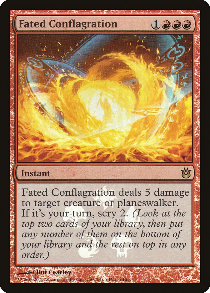 Fated Conflagration (Buy-A-Box) [Born of the Gods Promos] | Exor Games Dartmouth