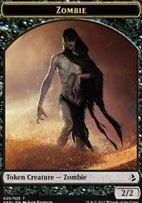 Zombie // Trueheart Duelist Token [Amonkhet Tokens] | Exor Games Dartmouth