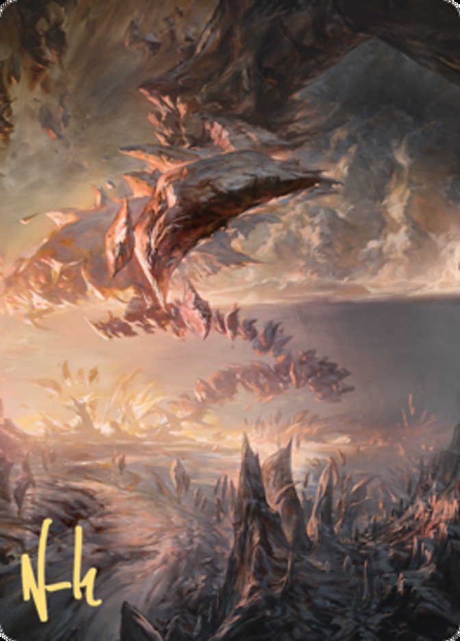 Needleverge Pathway Art Card (Gold-Stamped Signature) [Zendikar Rising Art Series] | Exor Games Dartmouth