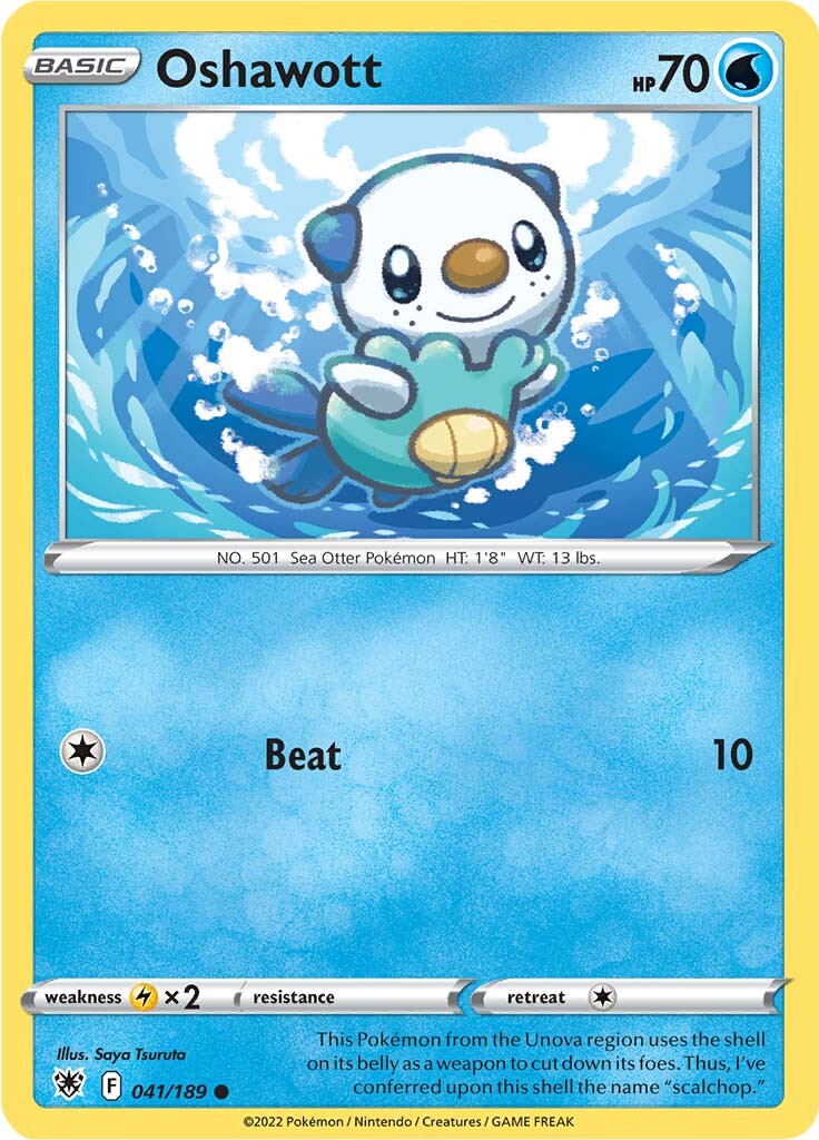 Oshawott (041/189) [Sword & Shield: Astral Radiance] | Exor Games Dartmouth