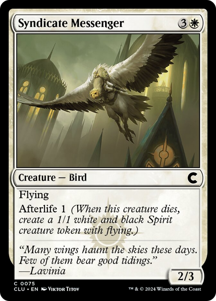 Syndicate Messenger [Ravnica: Clue Edition] | Exor Games Dartmouth