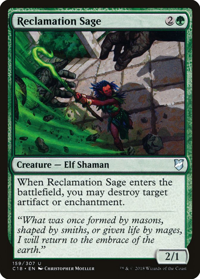 Reclamation Sage [Commander 2018] | Exor Games Dartmouth