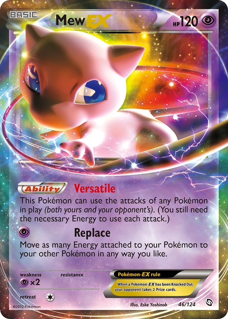 Mew EX (46/124) [Black & White: Dragons Exalted] | Exor Games Dartmouth