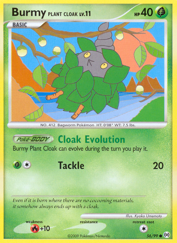 Burmy Plant Cloak (56/99) [Platinum: Arceus] | Exor Games Dartmouth