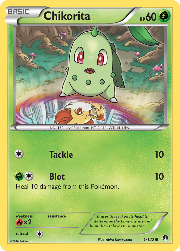 Chikorita (1/122) [XY: BREAKpoint] | Exor Games Dartmouth