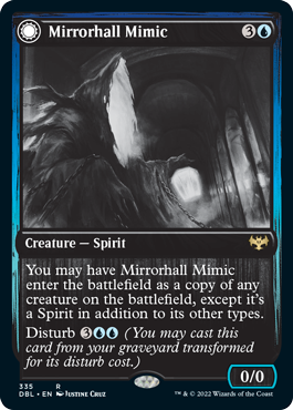 Mirrorhall Mimic // Ghastly Mimicry [Innistrad: Double Feature] | Exor Games Dartmouth