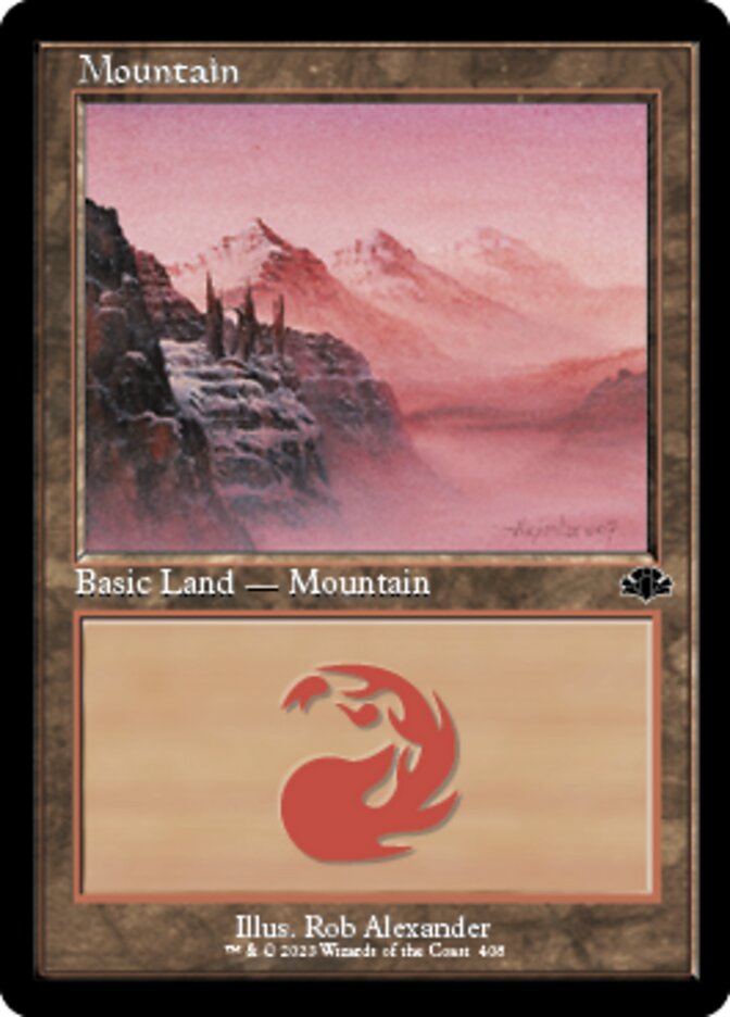 Mountain (408) (Retro) [Dominaria Remastered] | Exor Games Dartmouth