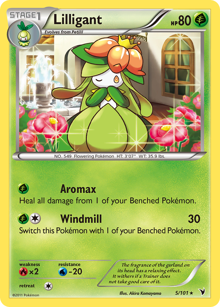 Lilligant (5/101) [Black & White: Noble Victories] | Exor Games Dartmouth