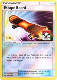 Escape Board (122/156) (League Promo Staff) [Sun & Moon: Ultra Prism] | Exor Games Dartmouth