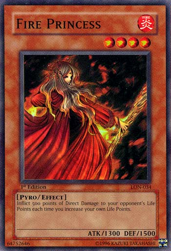 Fire Princess [LON-034] Super Rare | Exor Games Dartmouth