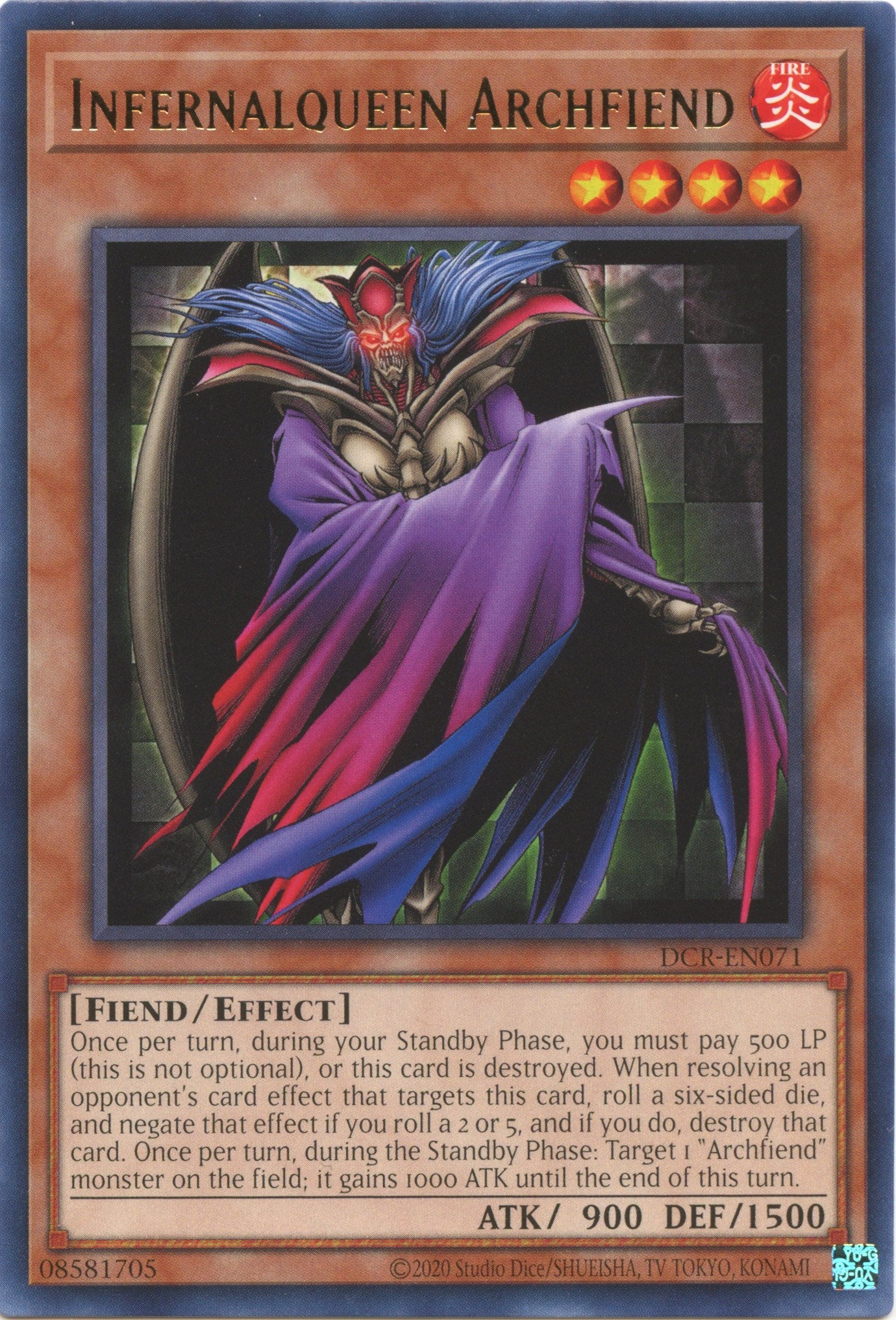 Infernalqueen Archfiend (25th Anniversary) [DCR-EN071] Rare | Exor Games Dartmouth