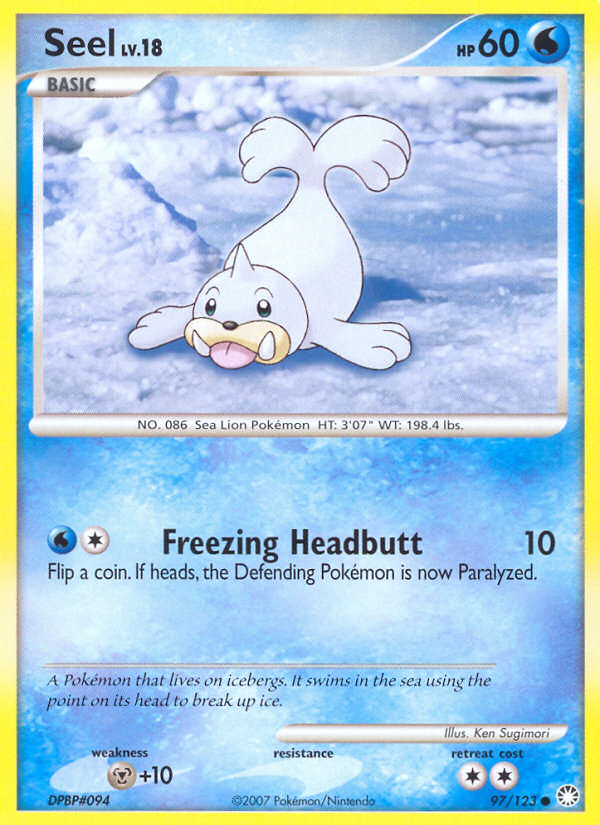 Seel (97/123) [Diamond & Pearl: Mysterious Treasures] | Exor Games Dartmouth