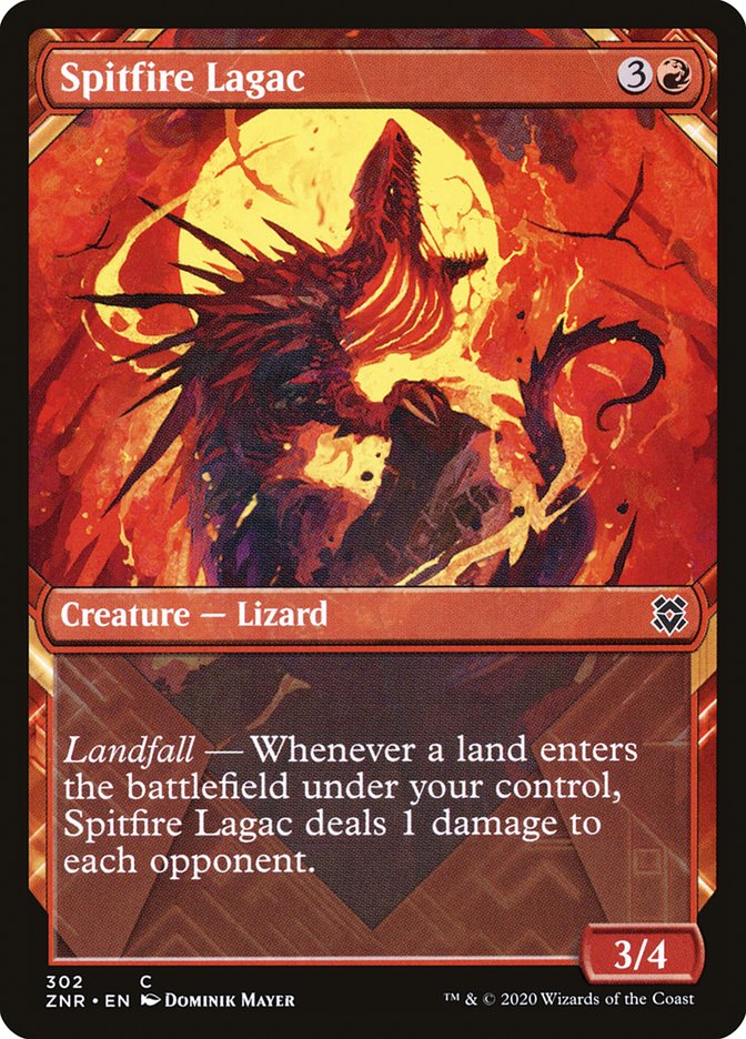 Spitfire Lagac (Showcase) [Zendikar Rising] | Exor Games Dartmouth