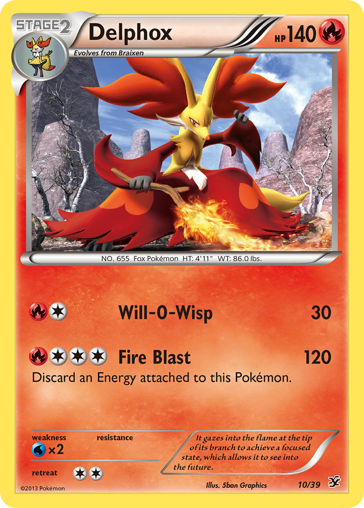 Delphox (10/39) [XY: Kalos Starter Set] | Exor Games Dartmouth