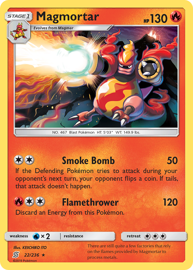 Magmortar (22/236) [Sun & Moon: Unified Minds] | Exor Games Dartmouth