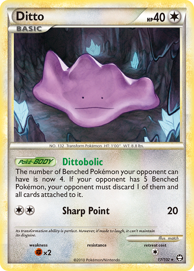 Ditto (17/102) [HeartGold & SoulSilver: Triumphant] | Exor Games Dartmouth