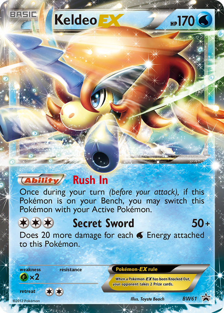 Keldeo EX (BW61) [Black & White: Black Star Promos] | Exor Games Dartmouth
