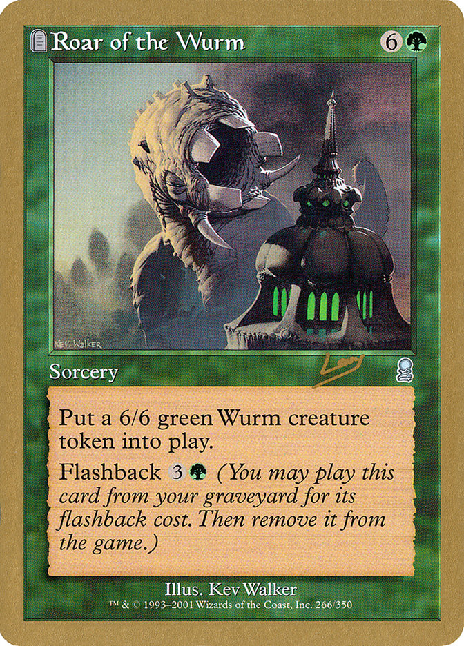 Roar of the Wurm (Raphael Levy) [World Championship Decks 2002] | Exor Games Dartmouth