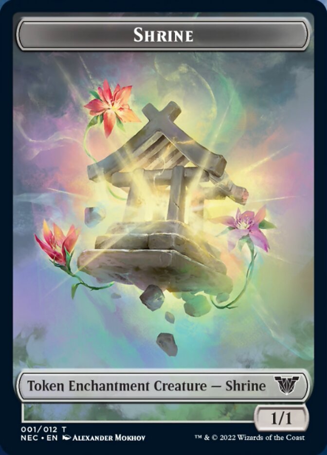 Shrine Token [Kamigawa: Neon Dynasty Commander Tokens] | Exor Games Dartmouth