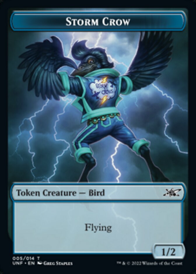 Storm Crow Token [Unfinity Tokens] | Exor Games Dartmouth