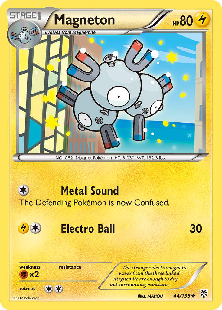 Magneton (44/135) [Black & White: Plasma Storm] | Exor Games Dartmouth