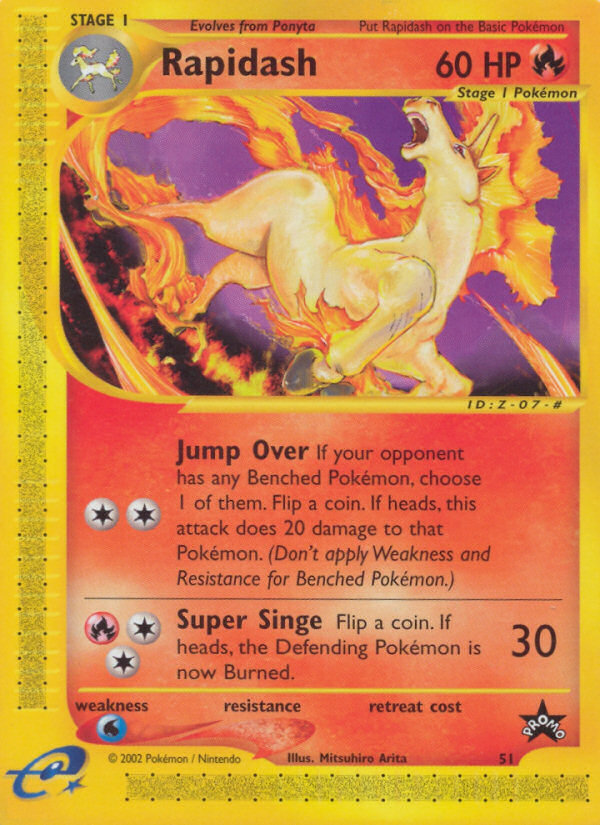 Rapidash (51) [Wizards of the Coast: Black Star Promos] | Exor Games Dartmouth