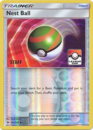 Nest Ball (123/149) (League Promo Staff) [Sun & Moon: Base Set] | Exor Games Dartmouth