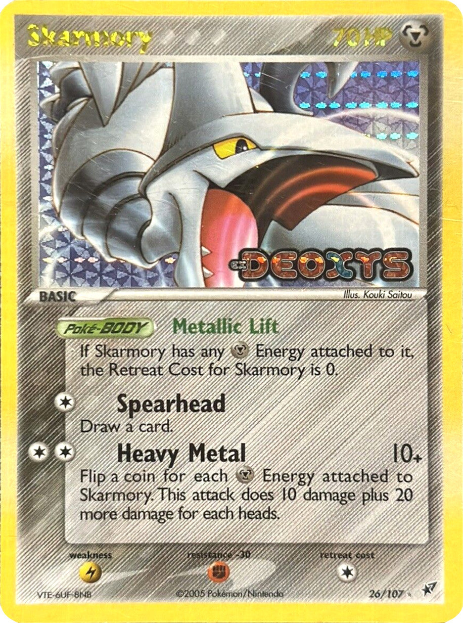 Skarmory (26/107) (Stamped) [EX: Deoxys] | Exor Games Dartmouth