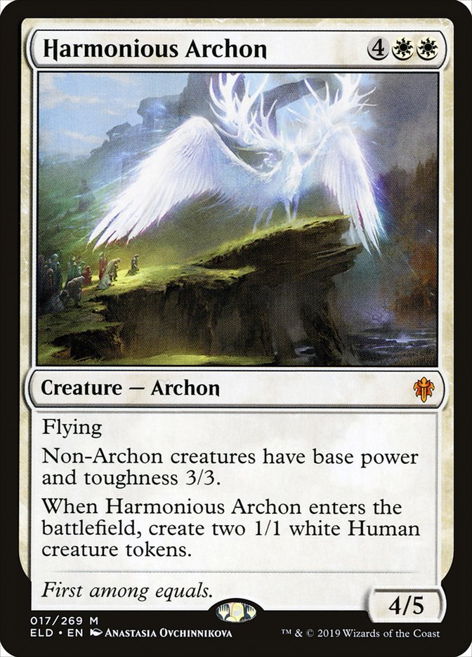 Harmonious Archon [Throne of Eldraine] | Exor Games Dartmouth