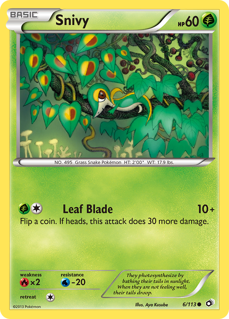 Snivy (6/113) [Black & White: Legendary Treasures] | Exor Games Dartmouth