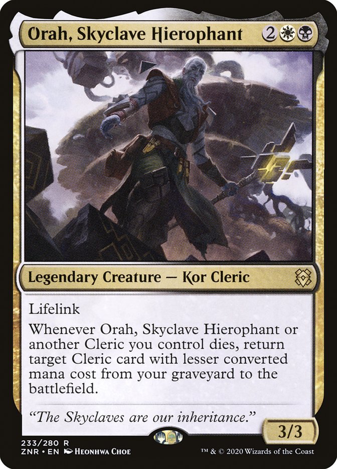 Orah, Skyclave Hierophant [Zendikar Rising] | Exor Games Dartmouth