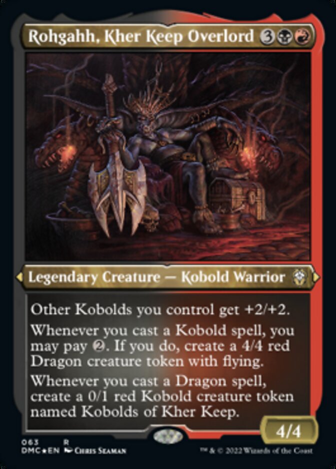 Rohgahh, Kher Keep Overlord (Foil Etched) [Dominaria United Commander] | Exor Games Dartmouth