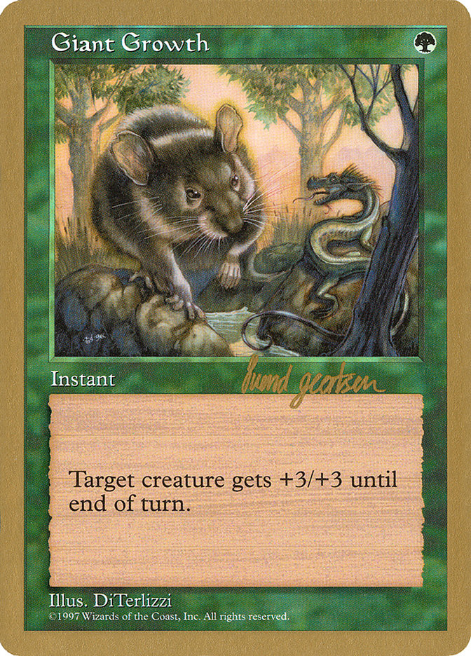 Giant Growth (Svend Geertsen) [World Championship Decks 1997] | Exor Games Dartmouth