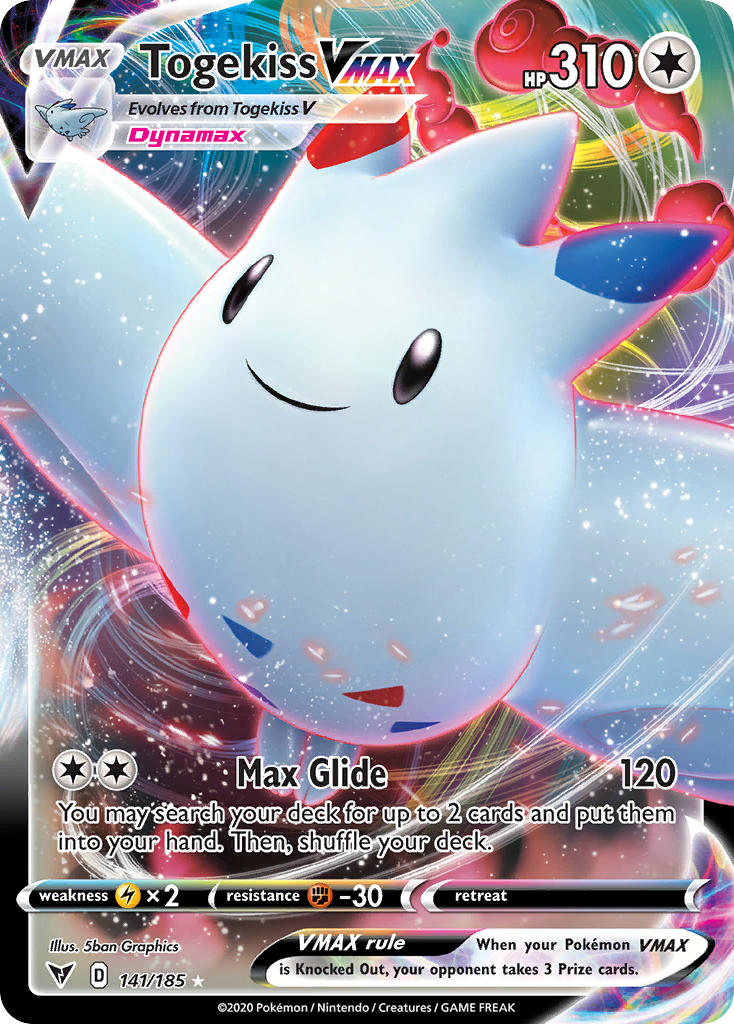 Togekiss VMAX (141/185) [Sword & Shield: Vivid Voltage] | Exor Games Dartmouth