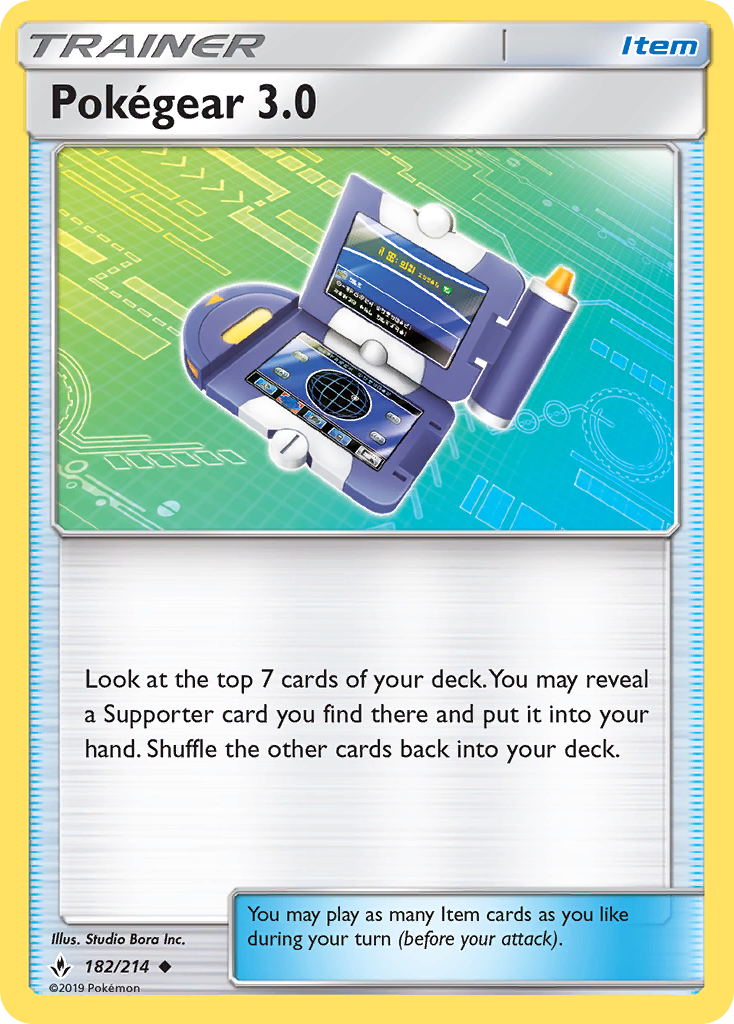 Pokegear 3.0 (182/214) [Sun & Moon: Unbroken Bonds] | Exor Games Dartmouth