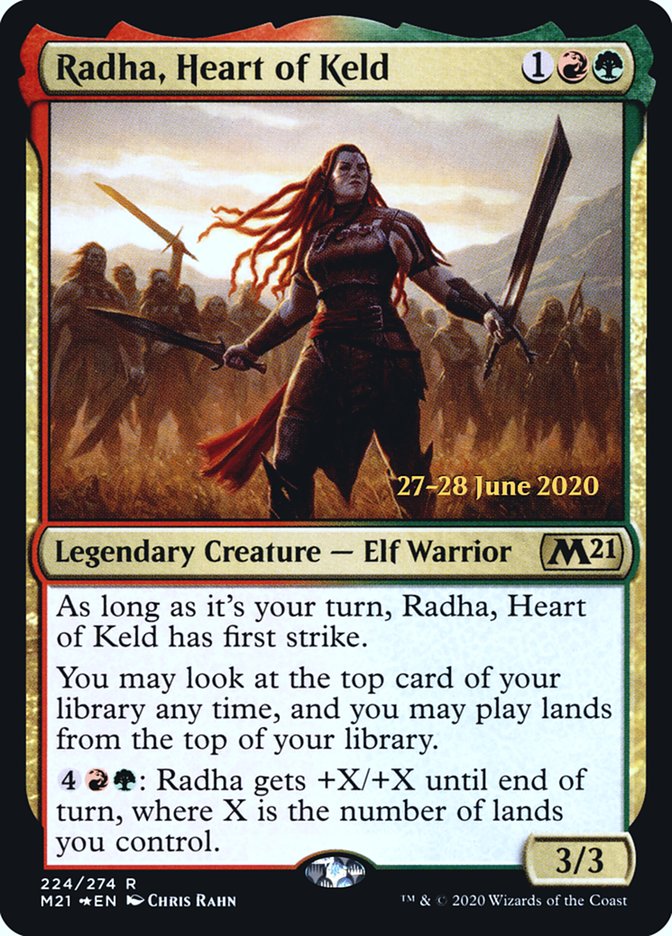 Radha, Heart of Keld  [Core Set 2021 Prerelease Promos] | Exor Games Dartmouth