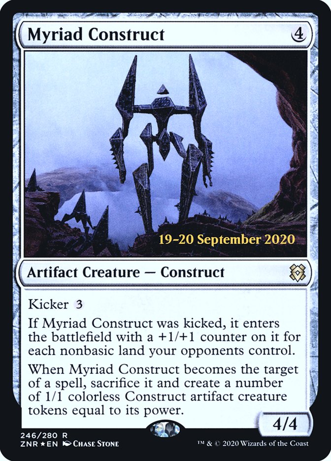 Myriad Construct  [Zendikar Rising Prerelease Promos] | Exor Games Dartmouth