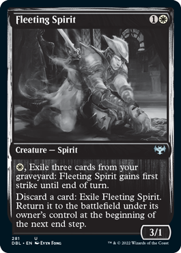 Fleeting Spirit [Innistrad: Double Feature] | Exor Games Dartmouth