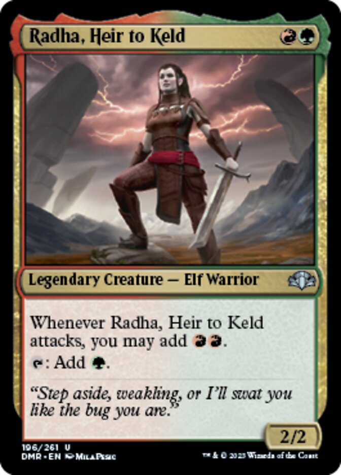 Radha, Heir to Keld [Dominaria Remastered] | Exor Games Dartmouth