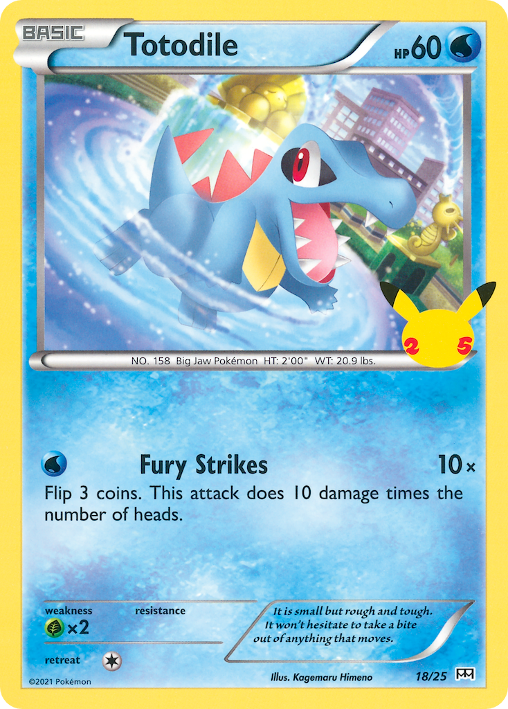 Totodile (18/25) [McDonald's 25th Anniversary] | Exor Games Dartmouth