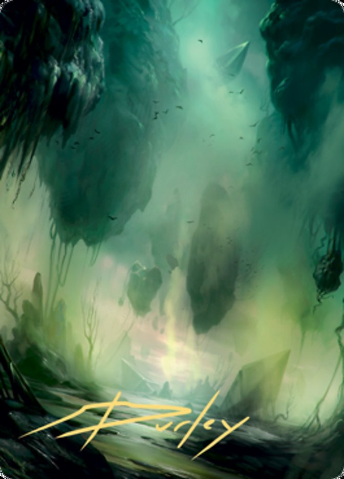 Swamp 1 Art Card (Gold-Stamped Signature) [Zendikar Rising Art Series] | Exor Games Dartmouth