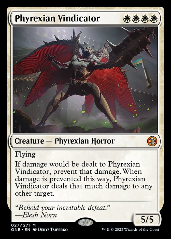 Phyrexian Vindicator [Phyrexia: All Will Be One] | Exor Games Dartmouth