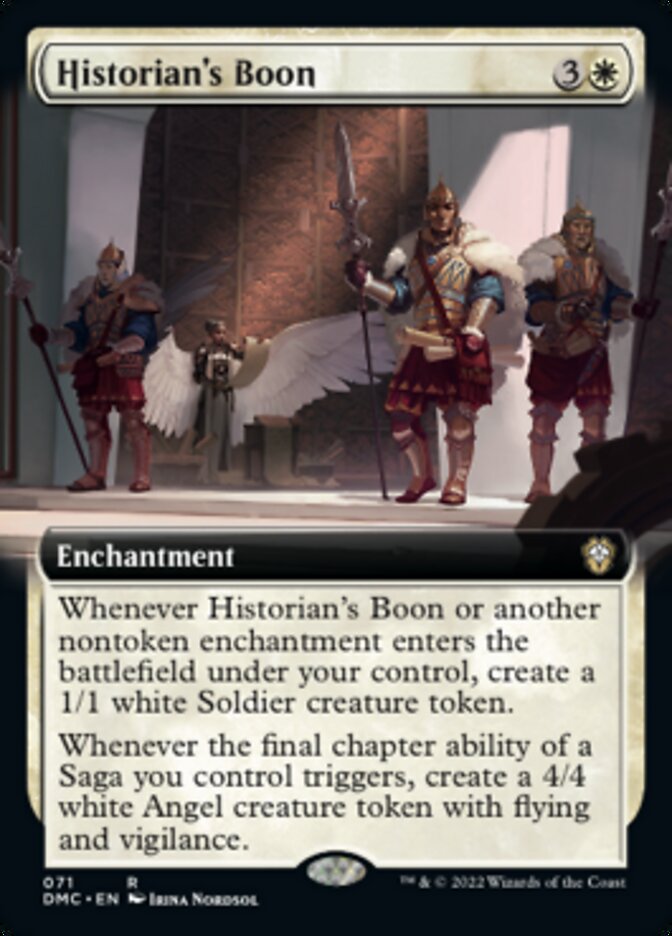 Historian's Boon (Extended Art) [Dominaria United Commander] | Exor Games Dartmouth